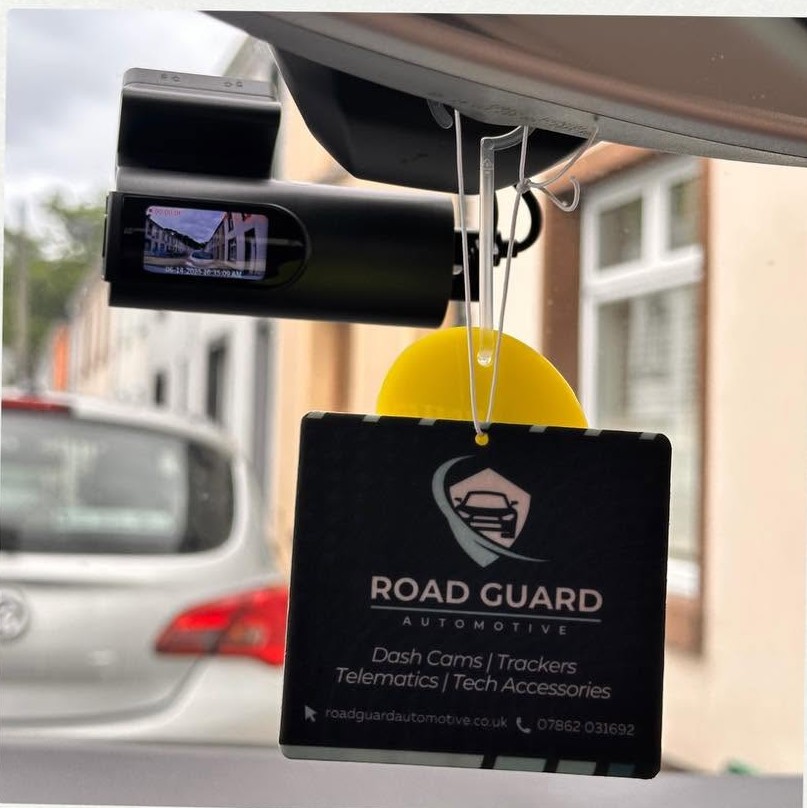 Discreet dash cam mounting